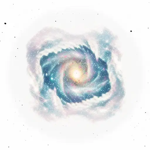 A Simple Theme Tattoo About Astronomy Or Galaxy