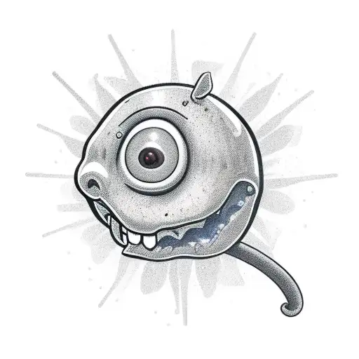 A Dancing Plant With A Tongue Sticking Out