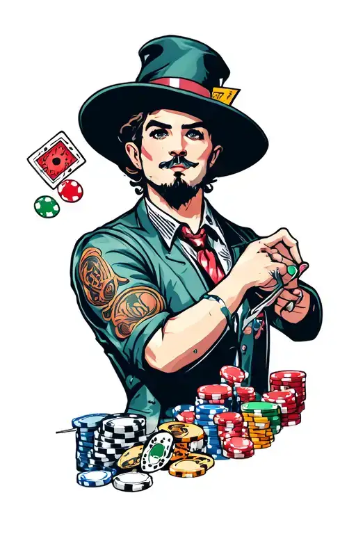 Gambling Themed Sleeve