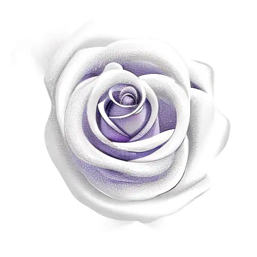 Ring With A Rose And A Violet