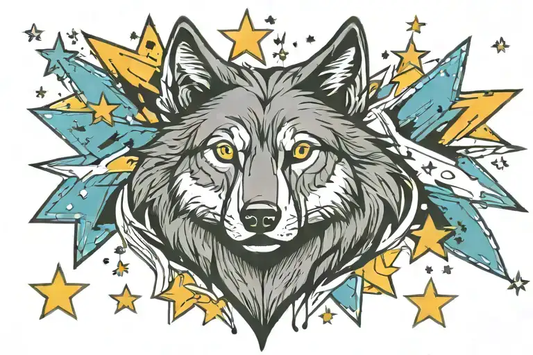 Wolf And Stars