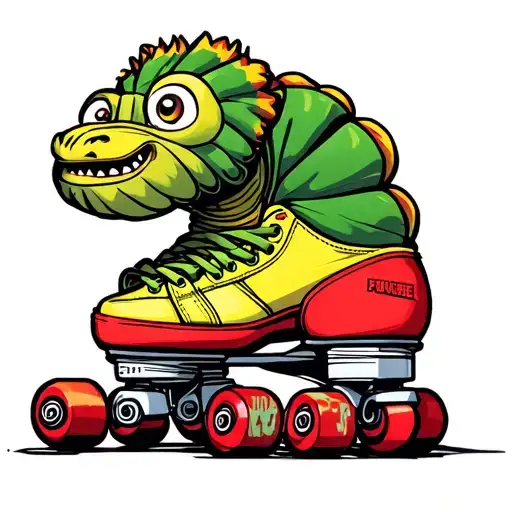 Caterpillar On Roller Skates