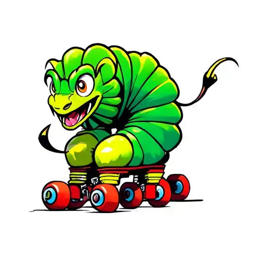 Caterpillar On Roller Skates