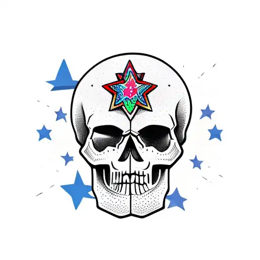 Skull Stars Guitar