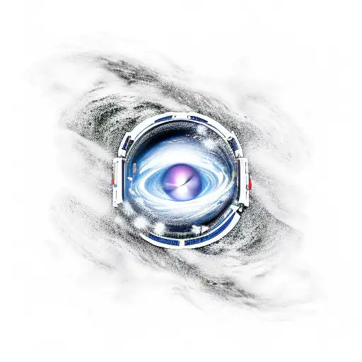 An Astronaut Who Runs Into A Black Hole