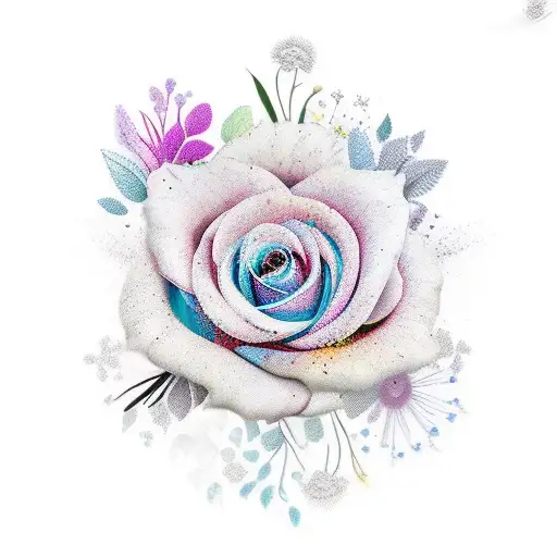 Colourful Flower Cover Up