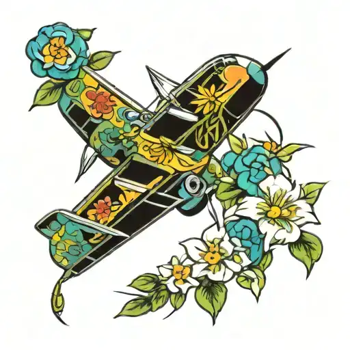 C-130 Propeller Blades Floral
