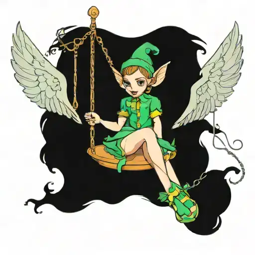 Marionette Elf Angel