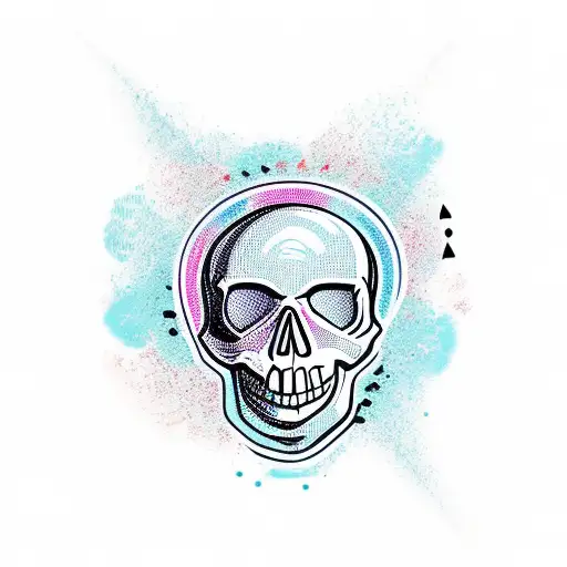 Skull With Surfboard's