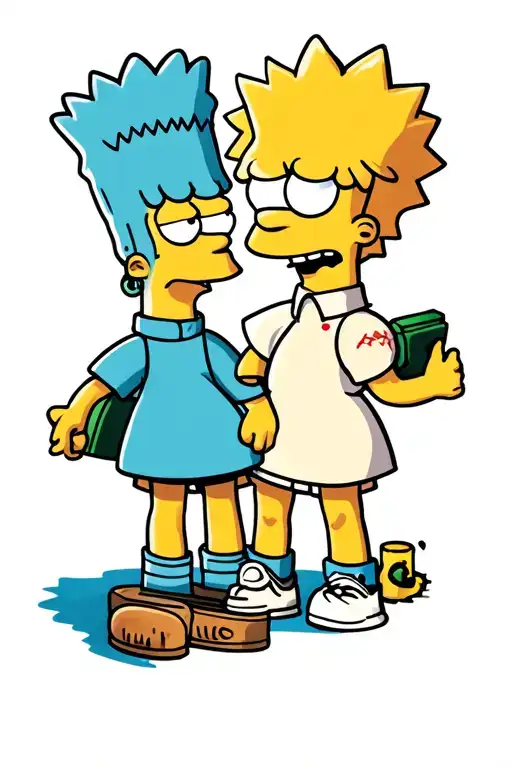 Bart And Lisa Simpson Brother Sister