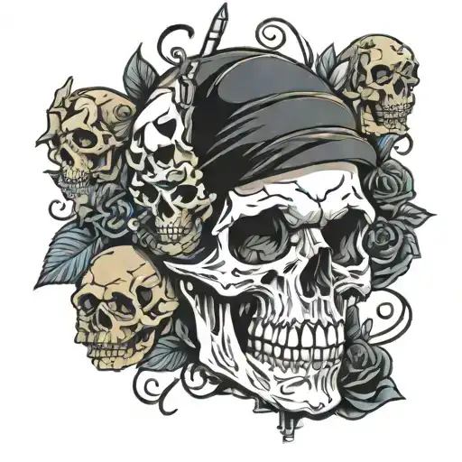Skull Surrounded