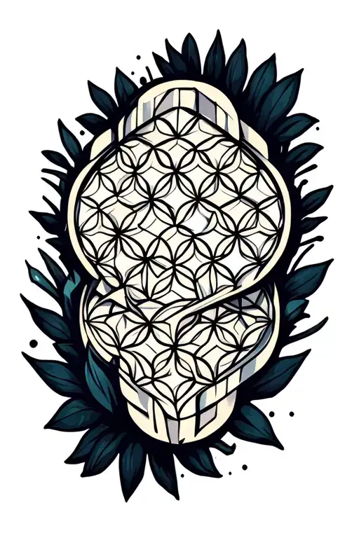 Flower Of Life Geometric Masculine