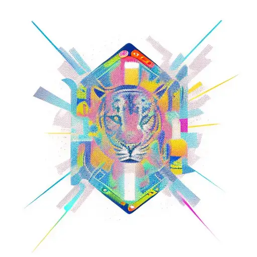 Abstract Graphic Design Incorporating Drug References