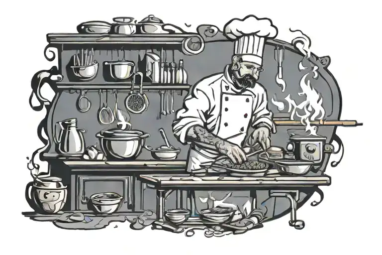 Chef Cooking