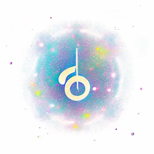 A Tattoo Of A Music Note Constellation In A Galaxy Background