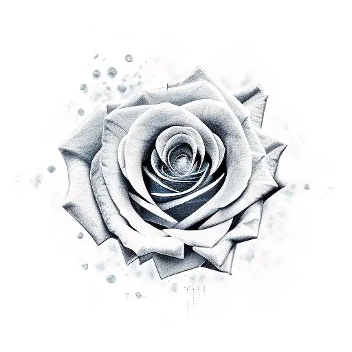 Rose With The Letters A And D