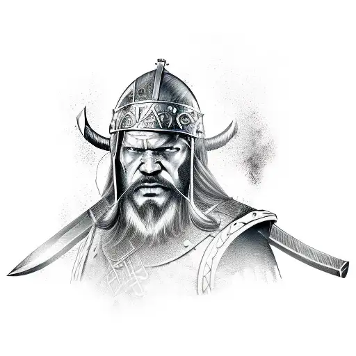 Angry Viking Warrior