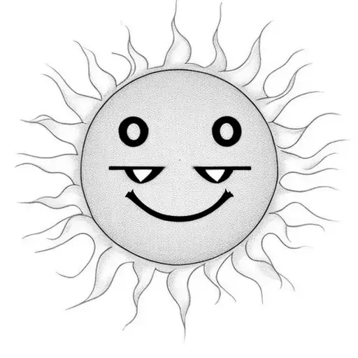 Smiley Face On A Sun
