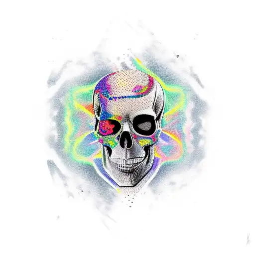 Half Skull Half Woman