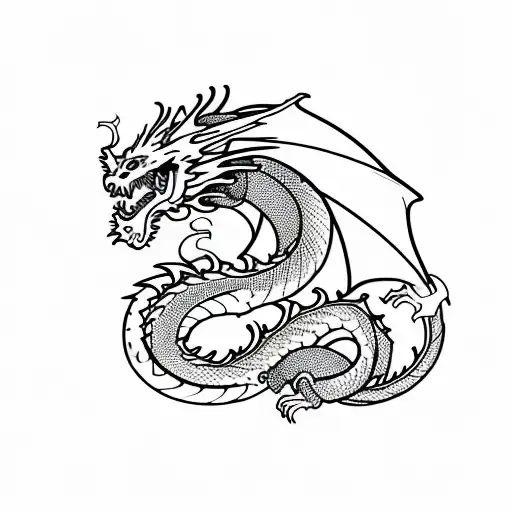 Dragon Colored