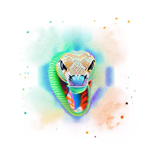 Milk Snake Orange Green Blue