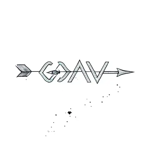 An Arrow With The Word Vag On It