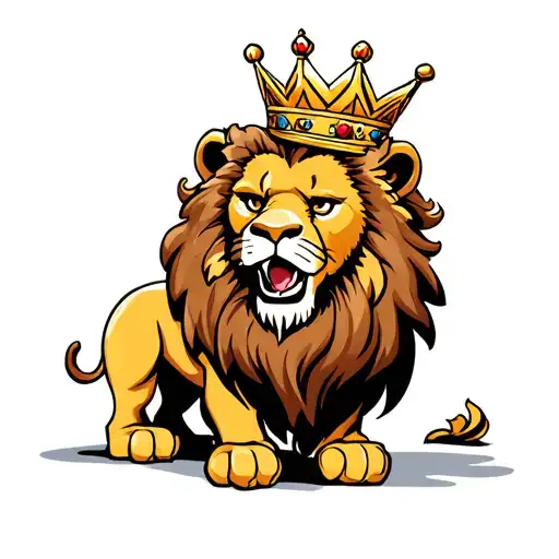 Lion With Crown