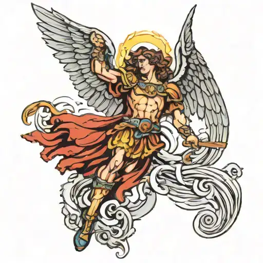 Saint Michael The Falling Angel