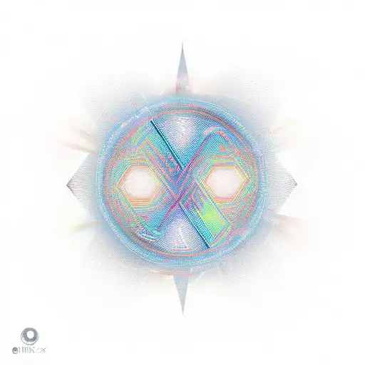 Fenix With Binary Geometry Background