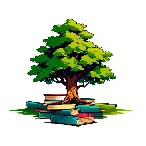 Tree And Books