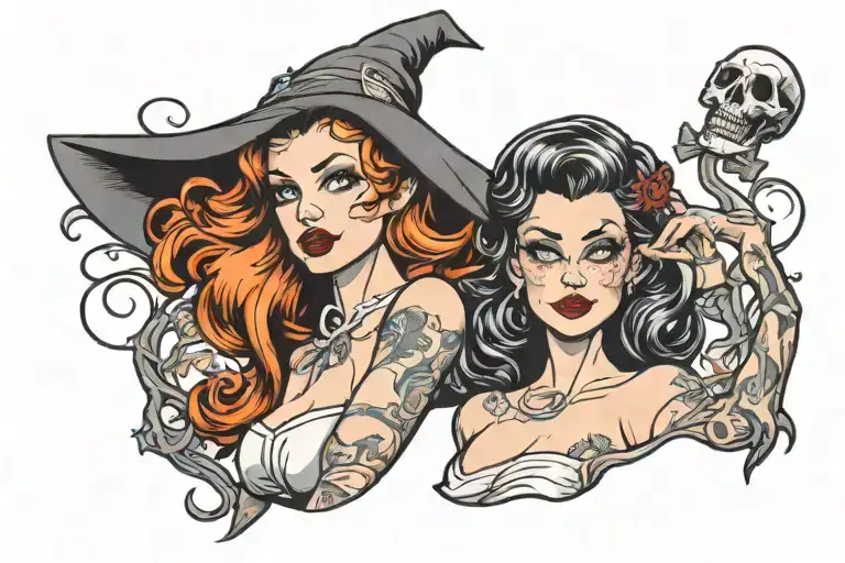 Halloween Pin Up Girl