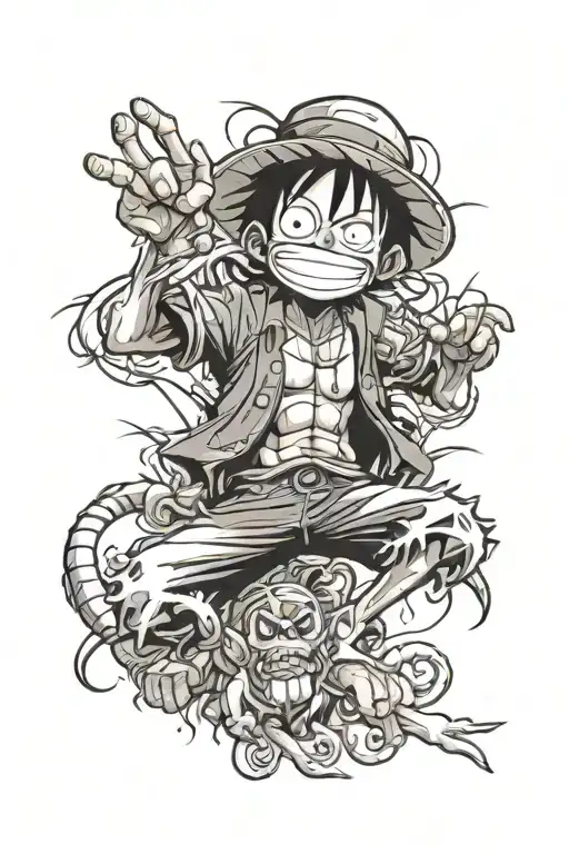 Three Monkey D Luffy