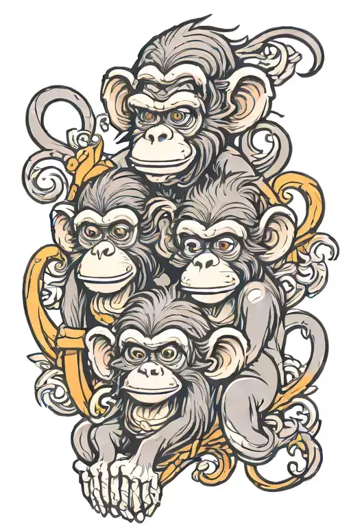 Three Monkey