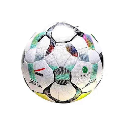 Jabulani World Cup Soccer Ball Being Scored In A Soccer Net