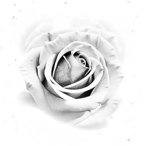 Across Chest Black Roses With Center Piece