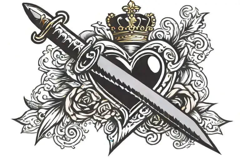 Heart With Dagger