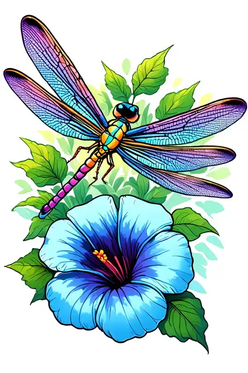 Dragonfly Morning Glory