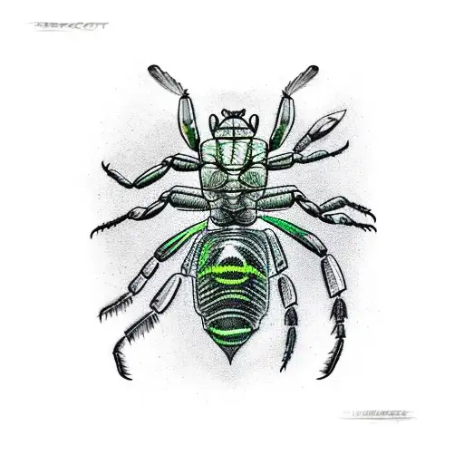 Wicked Scorpion Infected With Mushroom