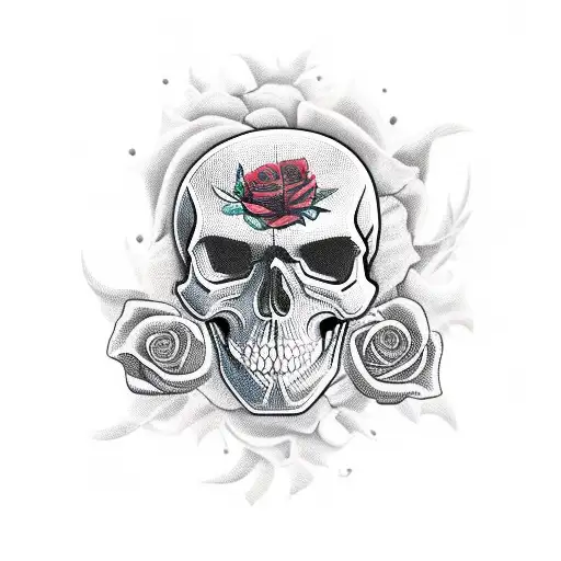 Skull And Roses