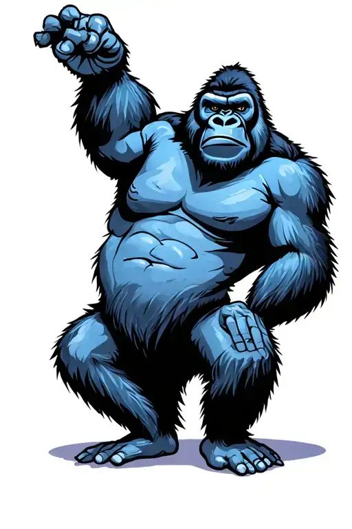 Cartoon Gorrilla