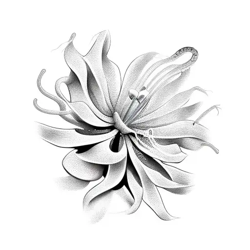 Snake And Spider Lily