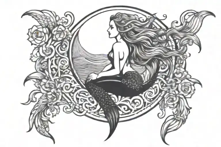 Mermaid Full Moon