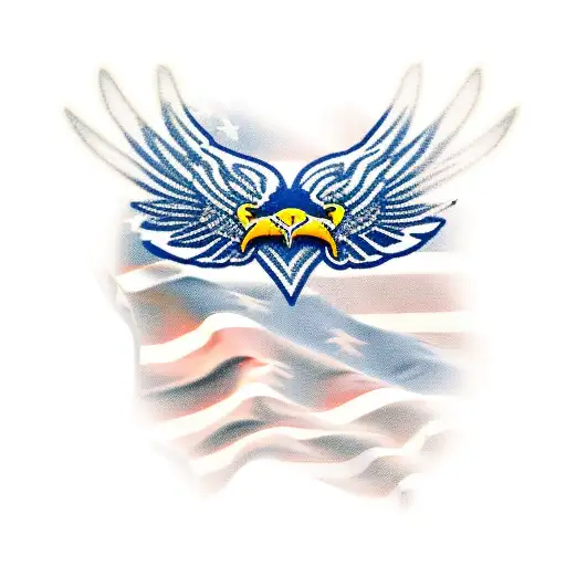 Eagle Us Flag Navy Submarine