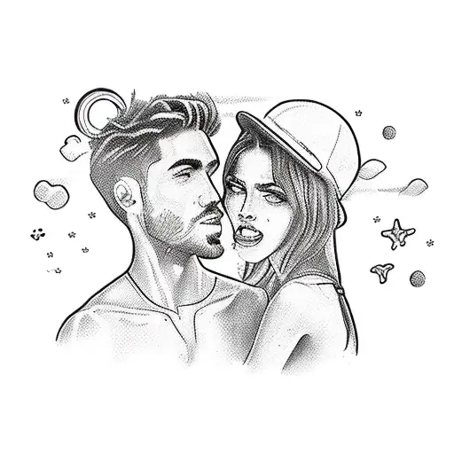 Me And My Boyfriend In A Beach