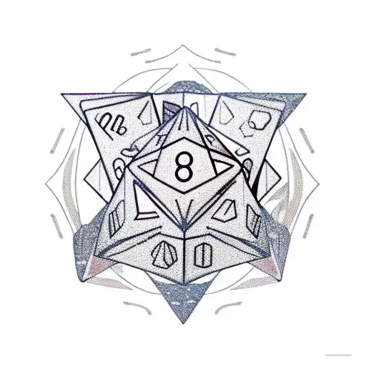 Dragon Sleeping On Books With Kitten Playing With A 20 Sided Dice Nearby