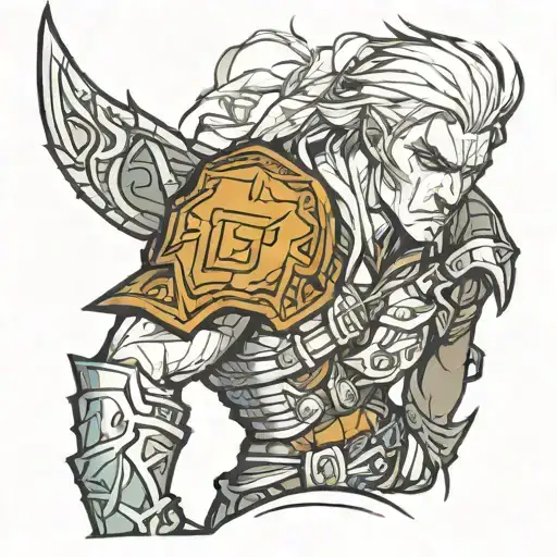 Make Tattoos With Zevran Aranai From The Dragon Age Game