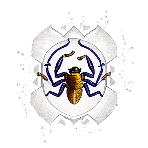 Scorpion Dropping Blood