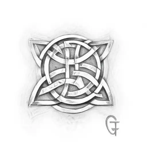 Letter G With Triquetra Celtic Know