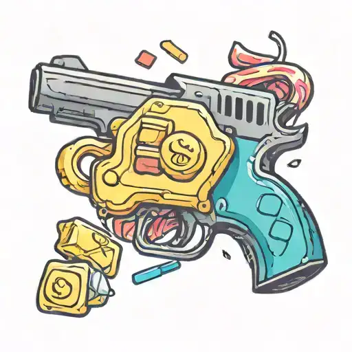 Friend Girly Gun Made Of Butter Mints