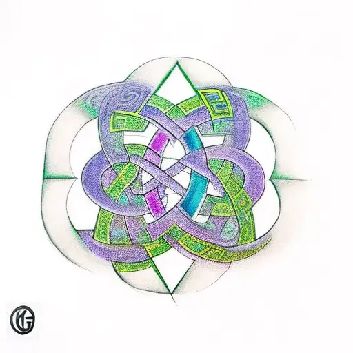 Letter G Designed In A Triquetra Celtic Know